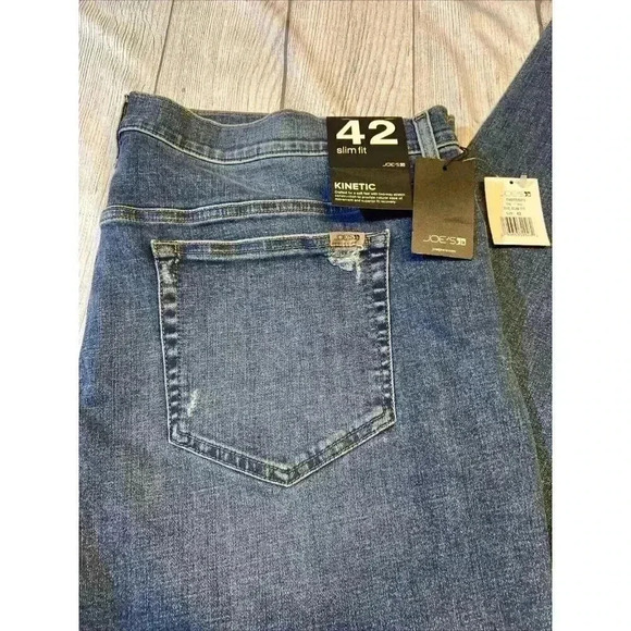 Joe's Jeans Men's Kinetic Slim Fit Jeans‎ 42 Tristan/Medium Wash Distressed NWT - Picture 1 of 9